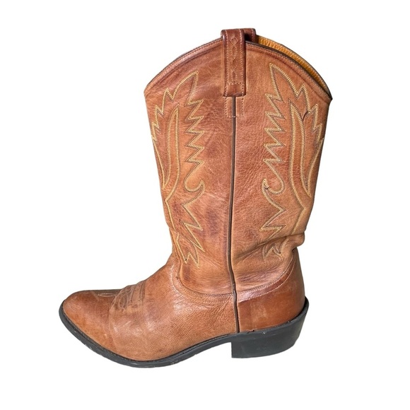 Old West Other - OLD WEST Men’s Leather Cowboy Western Boots 12 EE